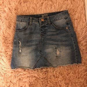 Jean skirt